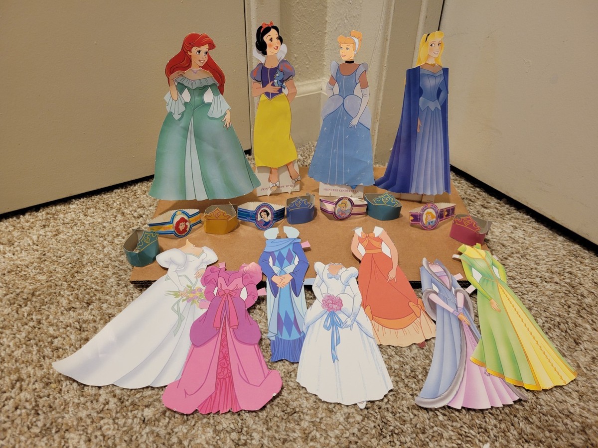 disney princess ariel paper dress up dolls Ariel Wedding Day | Paper Dolls Dress Up & Princess Celebration