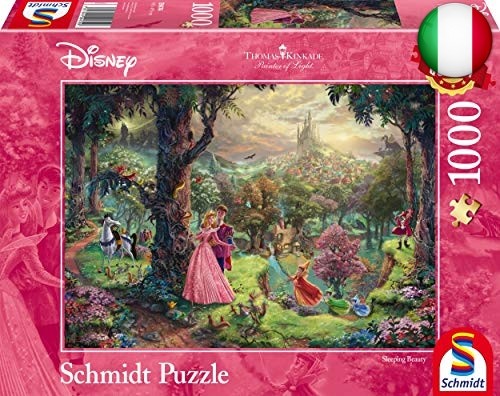 Schmidt Spiele CGS_59474 Thomas Kinkade Disney Puzzle, Multicolor