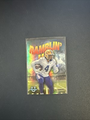 2022 TOPPS BOWMAN U JOHN EMERY RAMBLIN MAN CARD LSU 