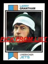 1973 Topps Football #4-262 EX/EX-MT Pick From List ALL PICTURED rr5