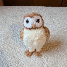 TY Beanie Baby Soren The Barn Owl Retired 6 Inches Stuffed Animal Plush 