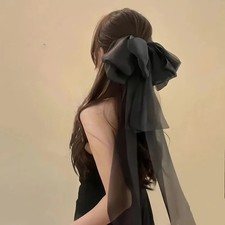 Big Bow Hair Clip Oversized Claw Clamp High Ponytail Girls Women Hair Accessory