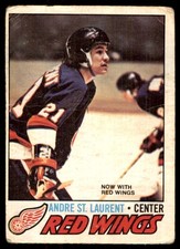 1977-78 O-Pee-Chee Andre St. Laurent Detroit Red Wings #171