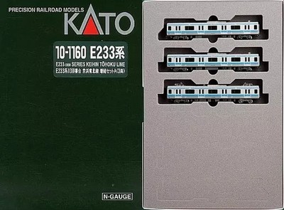 Railway model 1 150 E233 series 1000 series Keihin Tohoku Line 3-car add-on set