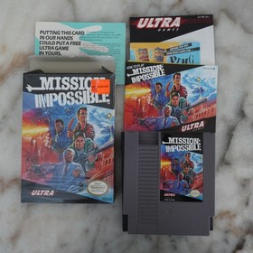 Nintendo NES MISSION IMPOSIBLE COMO NUEVO CIB Completo