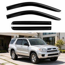 4PC Rain Guards for 2019-2026 Chevy Silverado GMC Sierra 1500 2500HD 3500HD W...