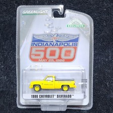 GreenLight Indianapolis 500 Exclusive 1986 Chevrolet Silverado Yellow 1:64