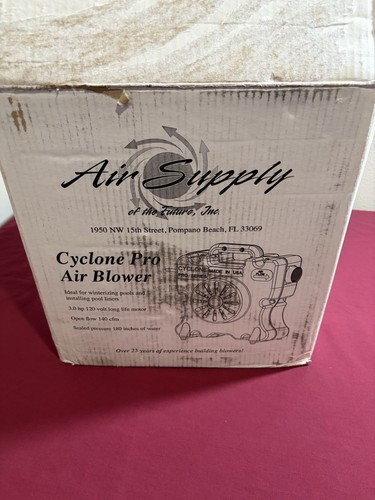 Air Supply 3 HP Cyclone Pool Line Blower / Vinyl Liner Vacuum 4128100P Pre-owned