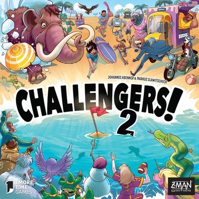 Z-Man Games   Challengers! Beach Cup   Board Game   Ages 8+   1-8 Players   45 M