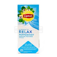 (82,50 Eur/Kg) Lipton Teebeutel GrüNer Tee Pfefferminze Mint Relax 25Er Packung