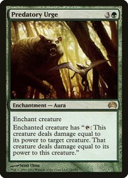 Predatory Urge (74/157) Planechase 2012 Rare MTG