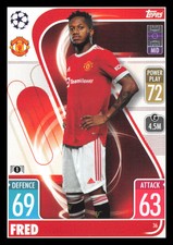 2021-22 Topps Match Attax #36 Fred Manchester United
