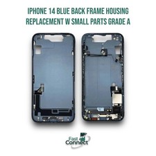 iPhone 14 Blue Back Frame Housing Replacement W Small Parts Grade A