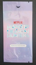 Official Netflix X Kpop Demon Hunters Photo Card Pack Seoul Pop-Up Sealed New 