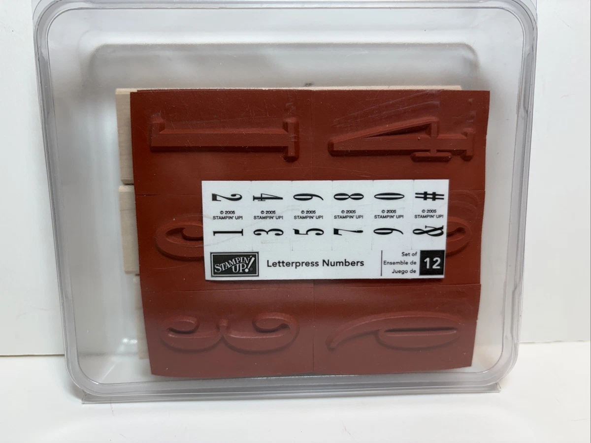 25+ Stampin' Up! Numbers & Letters Craft Stamps for sale | Updated
