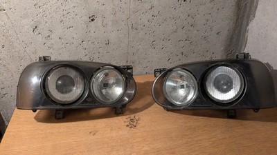 VW Golf Mk3 III GTI VR6 HELLA twin quad headlights Silver