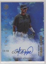 2021 Bowman Inception Blue Foil 14/99 Yiddi Cappe #PA-YC Auto 0j81