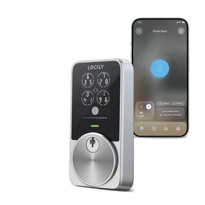 Lockly PIN Genie Pro Zeno Series Smart Lock, Keyless Entry Door Lock with Apple