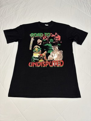 2021 Canelo Alvarez Road to Undisputed Collage T-Shirt Size L Caleb Plant Fight