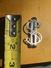 Vintage Sterling Silver Dollar Sign Money Clip - 1.75” — photo 2