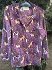 Printfresh~Must love Dogs~sz XL~Pajamas PJ Set~Organic Cotton~Amethyst Eco Satin — photo 4