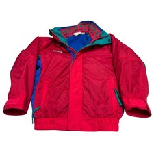Vintage Columbia Bugaboo 3 In 1 Ski Jacket Aztec Fleece Youth Medium USA RARE