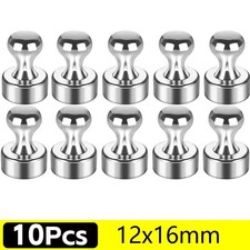 50pcs Metal Strong Magnetic Pushpins Magnets Pin Whiteboard Fridge Thumbtack