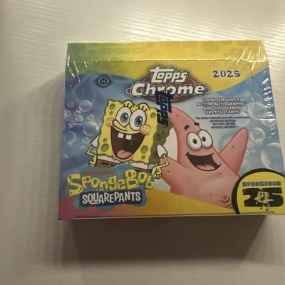 2025 Topps Chrome Spongebob 25th Anniv. Hobby Box SEALED