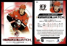 2024-25 SP Authentic Red Limited Future Watch Olen Zellweger