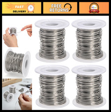 18 Gauge Stainless Steel Jewelry Wire - 4 Pack, 1mm Craft Wire for Sculpting W