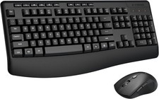 E-YOOSO Ergonomic 2.4 GHz Wireless Full Size Keyboard  Mouse NEW FREE SHIPPING 