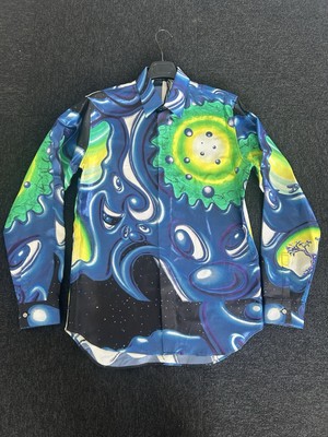Dior x Kenny Scharf Graphic Woven Shirt Herren in Medium (39 EU) BRANDNEU