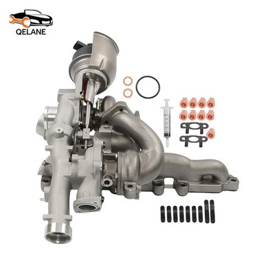 Für VW T5 T6 Multivan 132kw CFCA Bi-Turbolader 03L145701G 10009930098 03L145715D