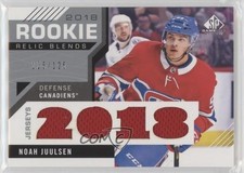 2018 Upper Deck SP Game Used Rookie Relic Blends /125 Noah Juulsen #RRB-NJ um0