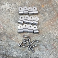 516 Stainless Steel Single Line Clamps Pack Of 12 Fuel Line Management Hot Rod 516 Stainless Steel Single Line Clamps Pack Of 12 Fuel Line Management Hot Rod