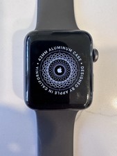 Apple Watch Series 3 42mm Space Gray Aluminum Case, Back Sport Band GPS  LTE 