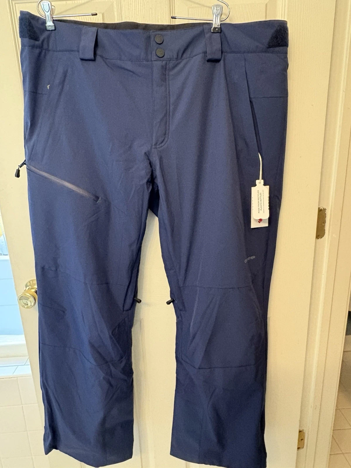 NWT Mens Obermeyer Force Snow Pants Insulated Waterproof Midnight Navy 2XL $229