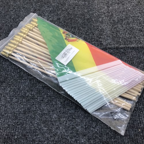 25Pack Small Bolivia Flag Handheld Mini Bolivian Flags on Stick 5x8 Inch - Picture 8 of 9