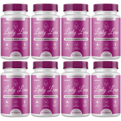 Lady Lean Metabolism Support, (8-Pack) Official Weight Management Formula