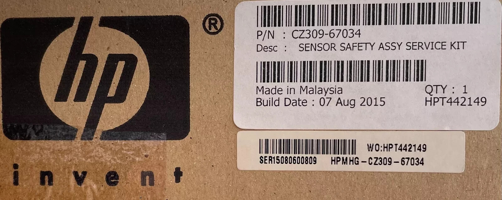 HP CZ309-67034 kit capteur de sécurité d'origine haute durabilité