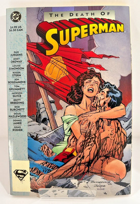 Death of Superman 1993 TPB Graphic Novel 1st Printing DC High Grade