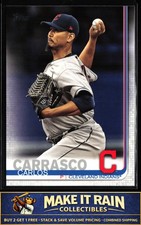 Carlos Carrasco 2019 Topps Series 2 #501 Cleveland Indians Baseball