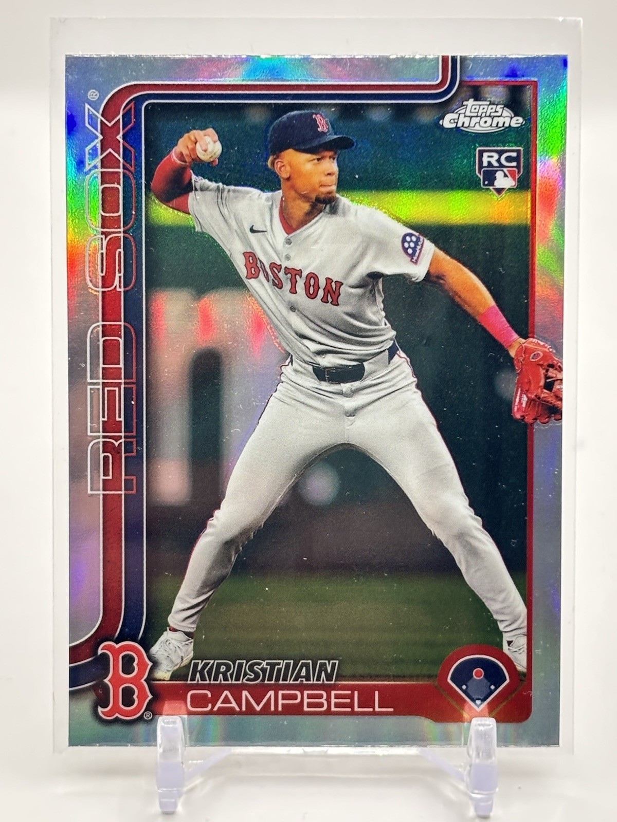 2025 Topps Chrome - Kristian Campbell #171 Refractor (RC)