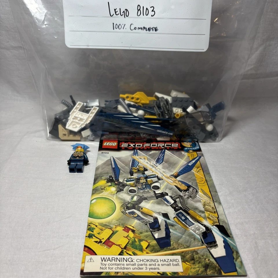 Lego Exo-Force 8103 Sky Guardian - 100% Complete With Manual & Minifig - Image 4 of 4