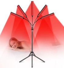 Red Light Therapy for Face and Body, Red Infrared Light Therapy Lamp with Stand