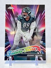 2024 Topps Chrome Football Future Stars Laser Refractor Johnny Wilson RC