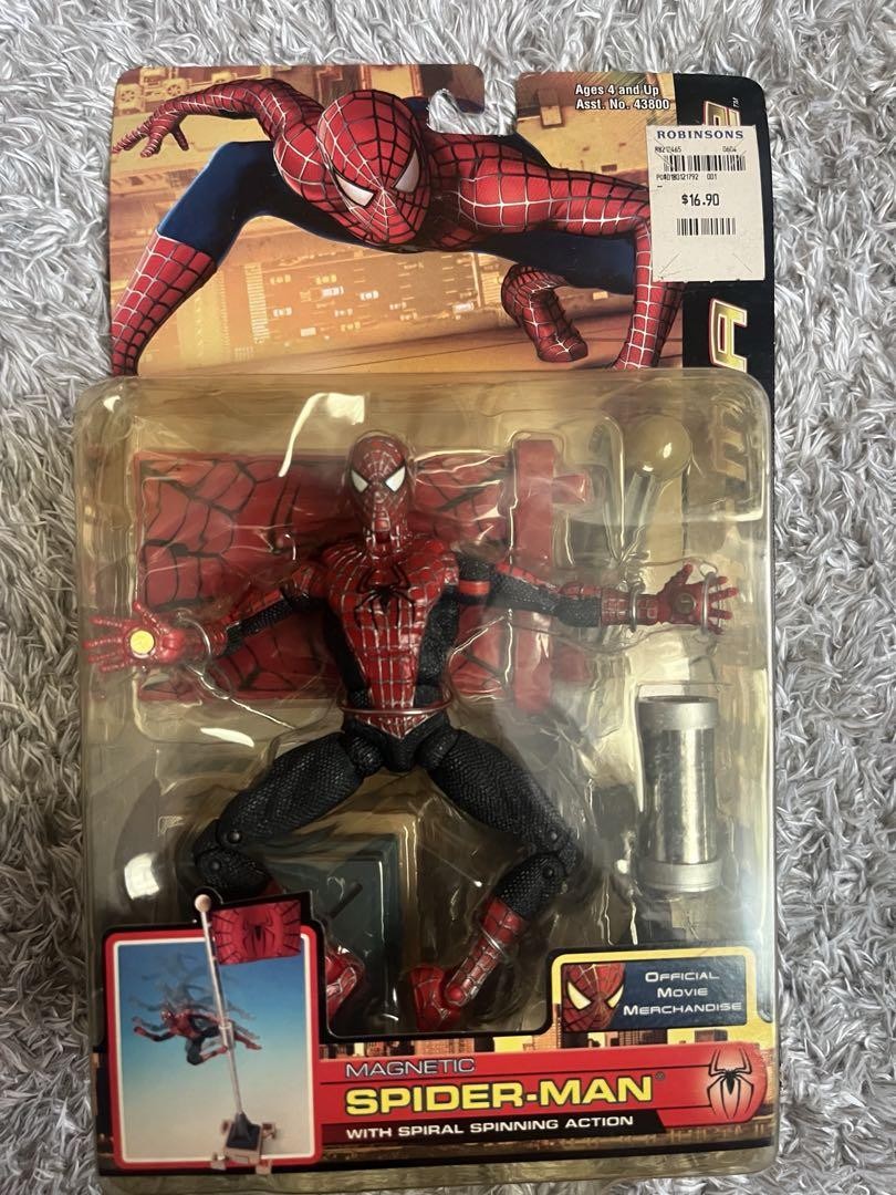 激レア　TOYBIZ スパイダーマンフィギュア　MAGNETIC トイビズ製 ToyBiz Spider-Man Magnetic Figure Marvel Vintage – Unopened