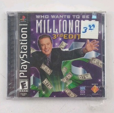 Who Wants To Be A Millionaire 3rd Edition PS1 BRAND NEW FACTORY SEALED Y-Fold