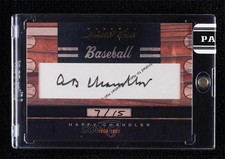 2011 Donruss Limited Cuts Cut Signatures 7/15 Happy Chandler #160 Auto HOF rs4