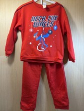 Marvel Kids Boys Set Suit Long Sleeve Pants Size 7 Color Red Spider Man New